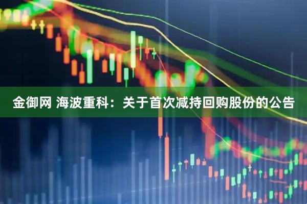 金御网 海波重科：关于首次减持回购股份的公告